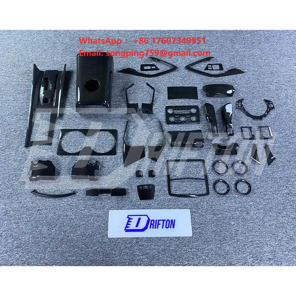 Dry Carbon Fiber Interiors Set for Nissan R35 GTR CBA DBA LHD RHD 2008-2016