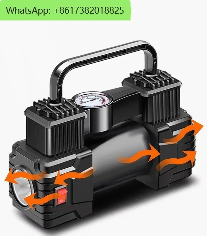 

Автомобильный воздушный насос с узлом, портативный автомобильный воздушный насос высокого давления 12 В, автомобильный электрический насос для шин