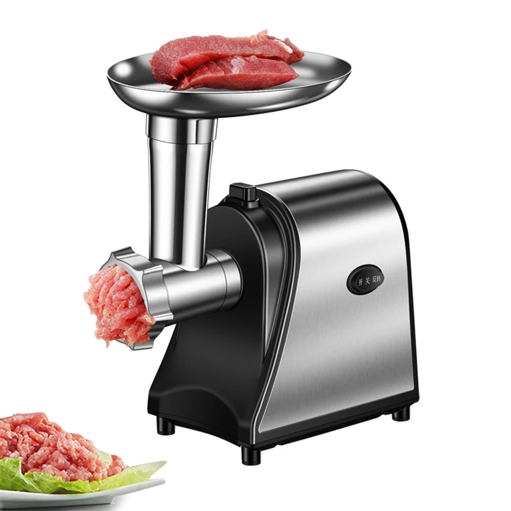 

Electric Stainless Steel Meat Grinders, Powerful Grinder, Sausage Stuffer, Meat Mincer, Home Kitchen Food Processor, 700W