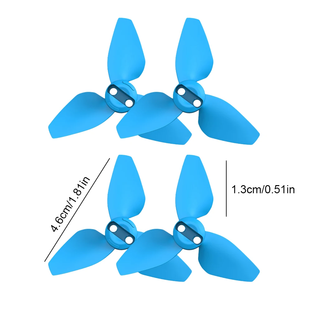 2 pares de hélices para dji neo colorido adereços de liberação rápida lâminas peças de reposição ventiladores asa leve hélice drone