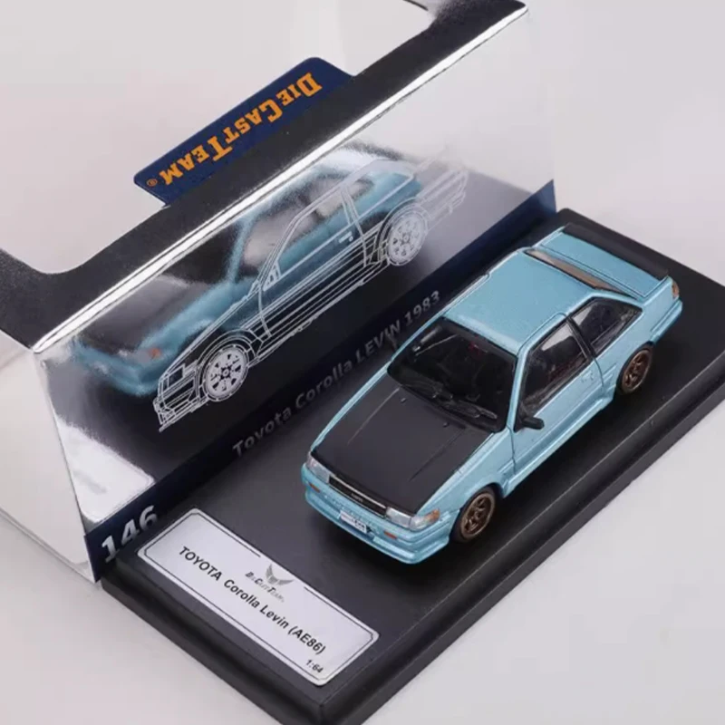

DCT 1:64 Scale Corolla LEVIN (AE86) 1983 Sedan Simulation Alloy Car Model Display Collectible Gift Ornament Souvenir Decoration