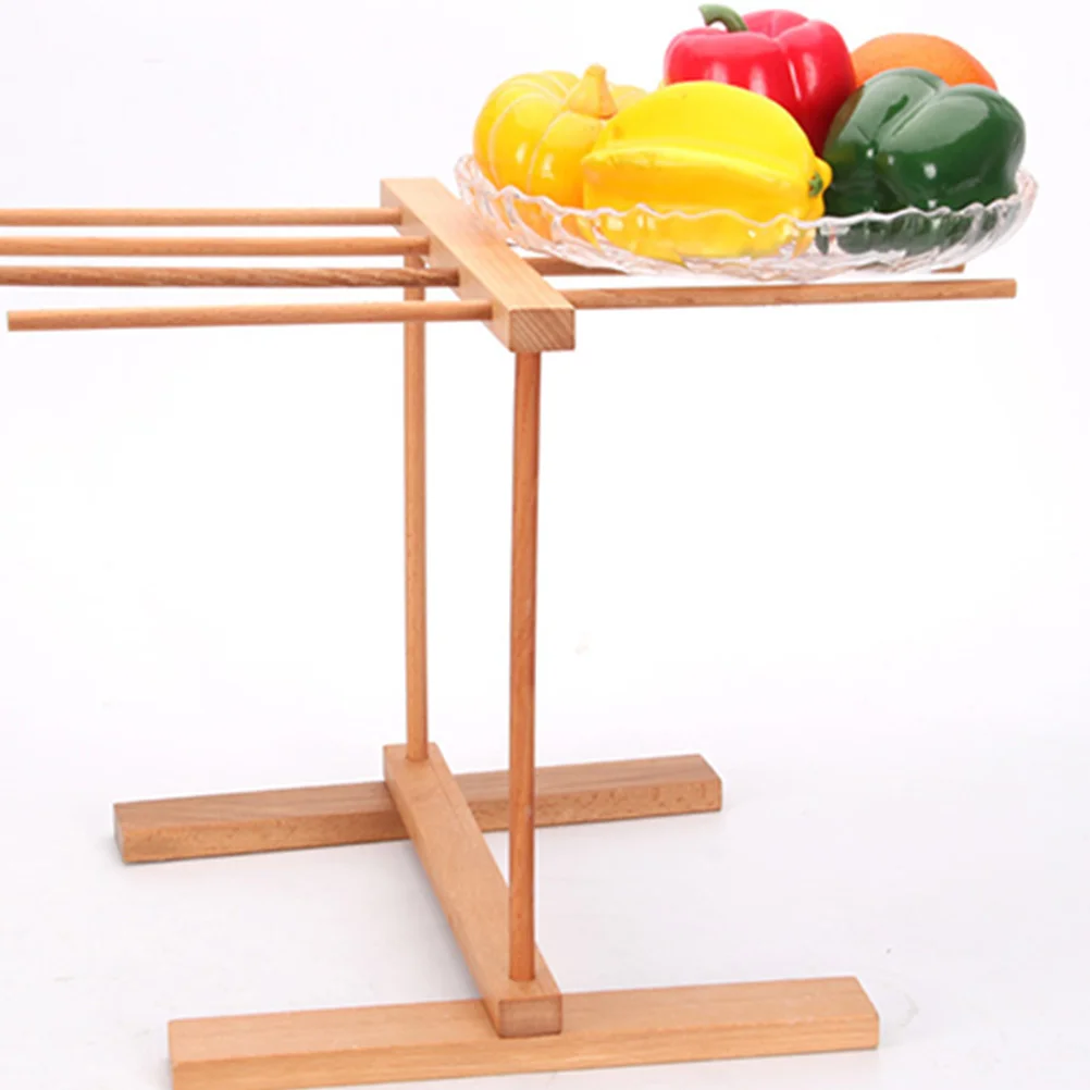 

Collapsible Wooden Noodle Dryer Rack Detachable Pasta Drying Stand for Spaghetti Tagliatelle Fettuccine Vermicelli