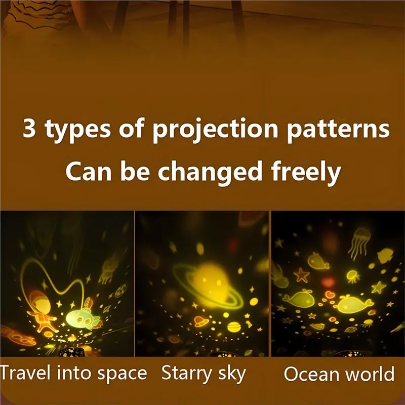 A96I-Snow House Star Light Music Projector Lamp-For Christmas Night Light Starry Sky Atmosphere