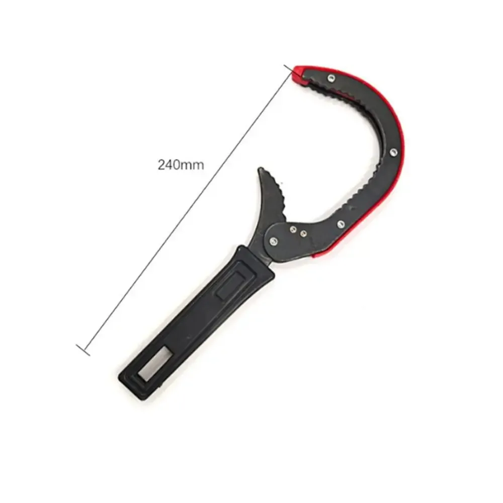 Car Jaw Type Oil Filter Pliers Heavy Duty Adjustable Oil Filter Wrench Removal Tool for Engine Filters Auto Repair Tools