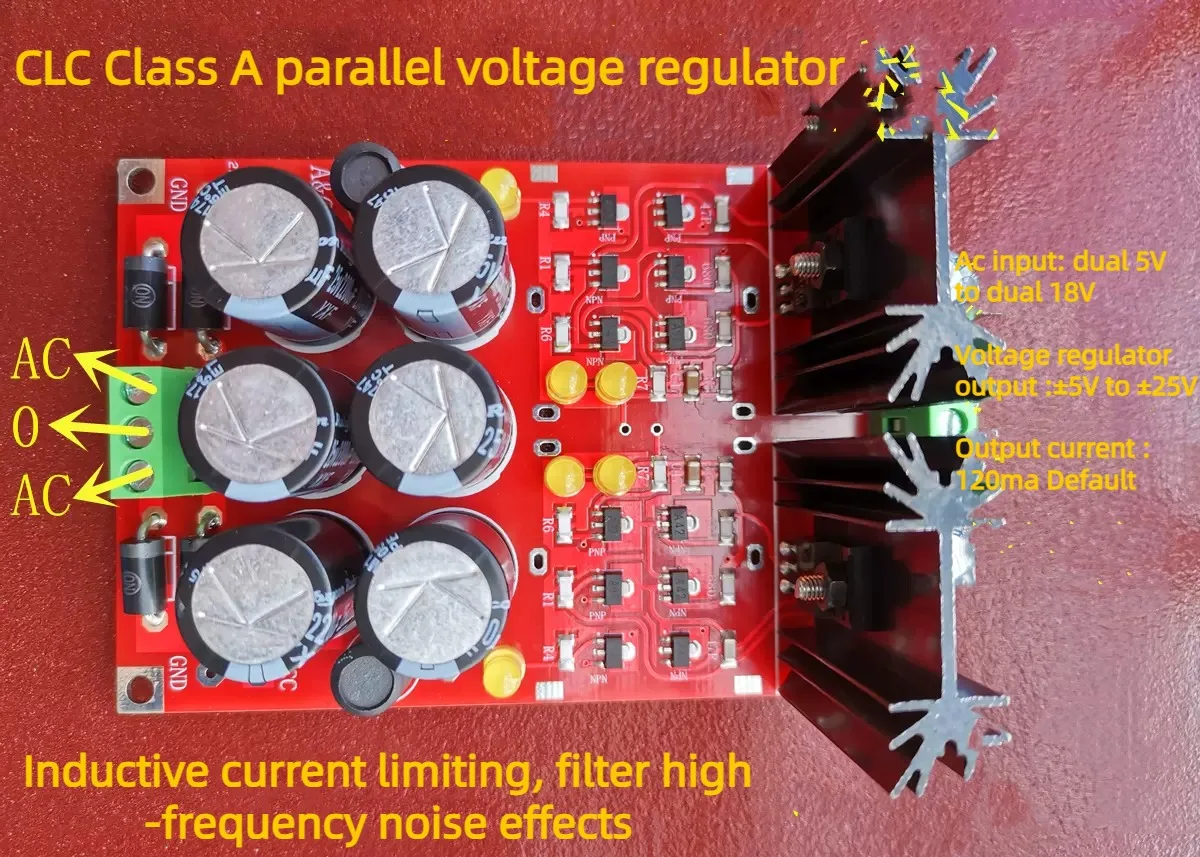 CLC Class A Parallel Super Regulated Linear Power Supply Decodes the Pre-stage Linear Power Supply