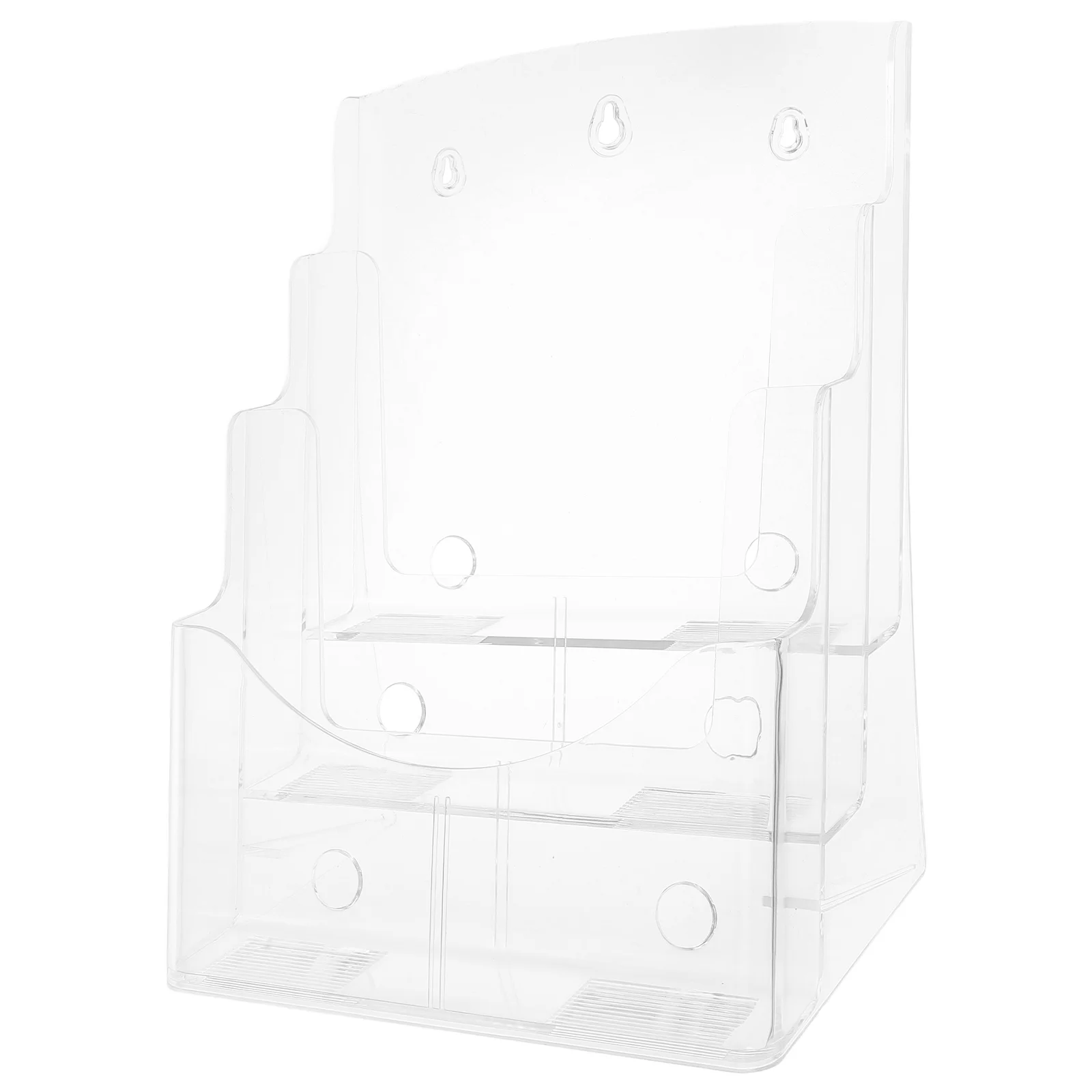 

Acrylic Document Display St for Document For Display Brochures Brochures Holder Pamphlets Wallmount Large Capacity