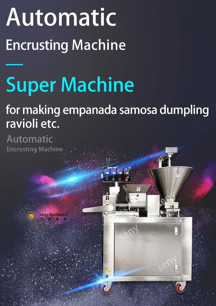 Automatic Multifunction Dumpling Empanada Samosa Machine 304 SUS Stainless Steel High Capacity 1000-5000PCS/H Easy Operation