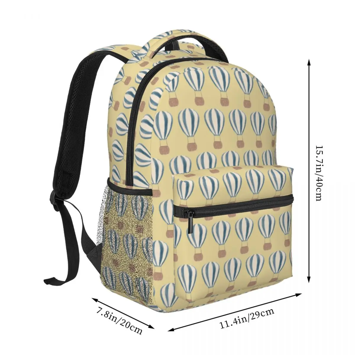 Balloon (aeronautics) Backpack Student BookBag Kids School Bag Laptop Shoulder Bags for Boys Girls