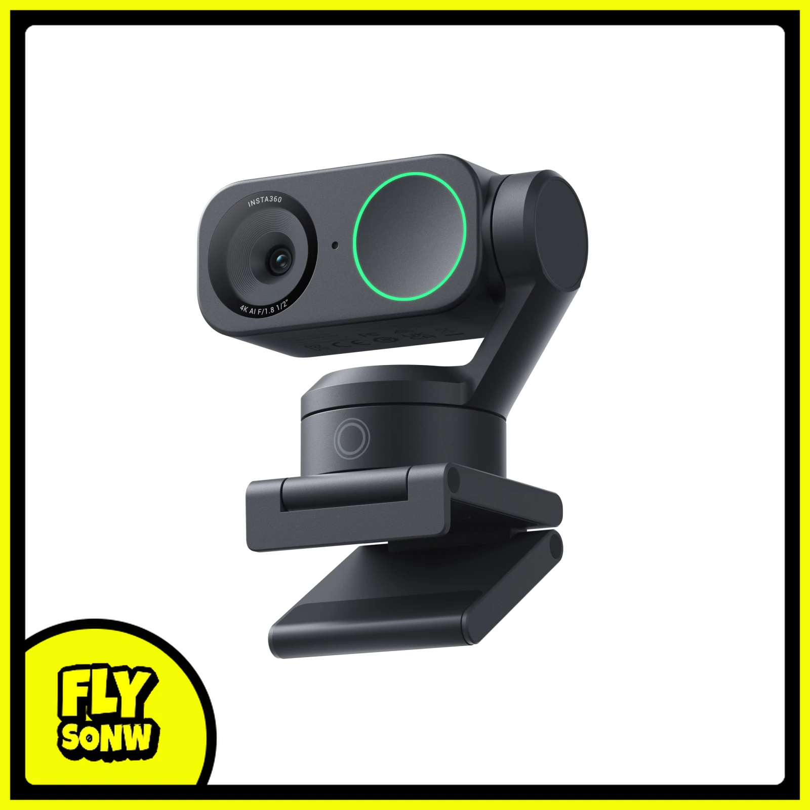 

Веб-камера Insta360 Link 2 & Link 2C с AI-приводом 4K | Профессиональная прямая трансляция, звонки с зумом и создание содержания