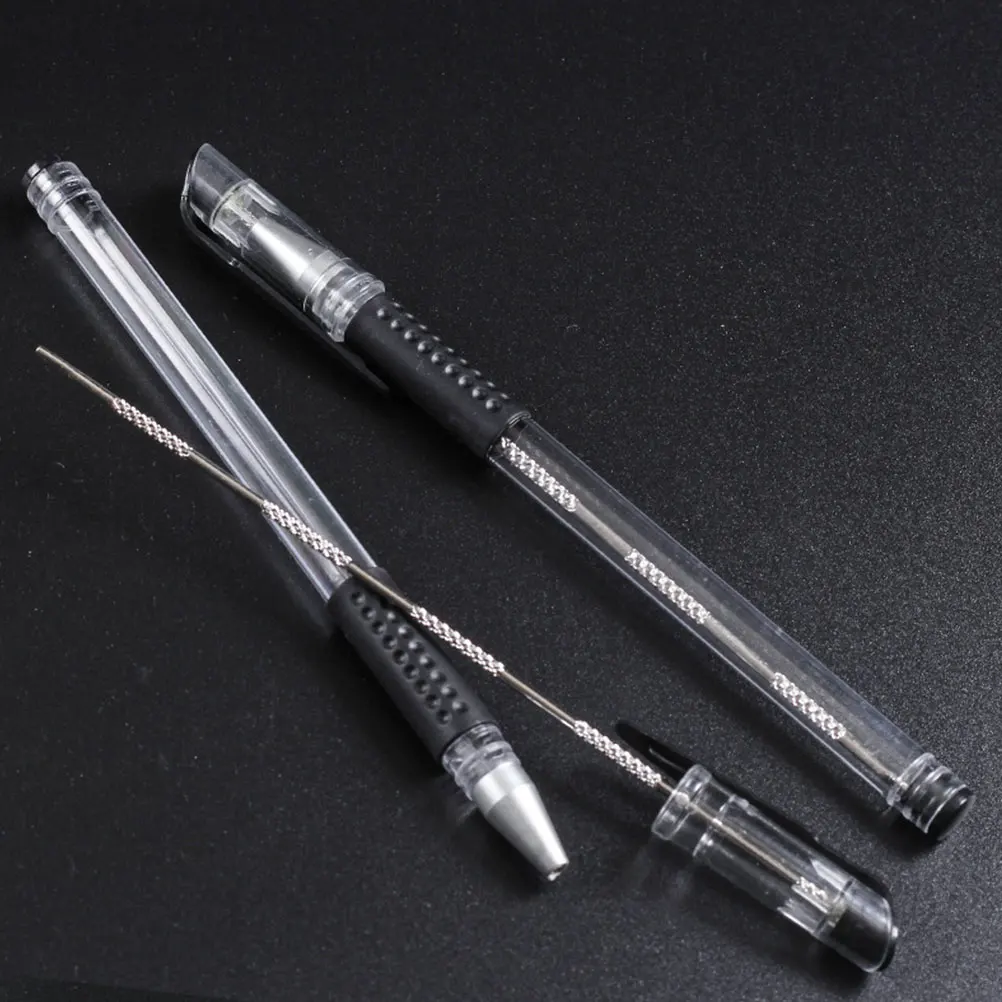 

2pcs Stainless Steel Punch Tool Dredge Poker Stick Draw Enhancer Needle Tool Cigar Accessories Cigar Cutter Multifunctional