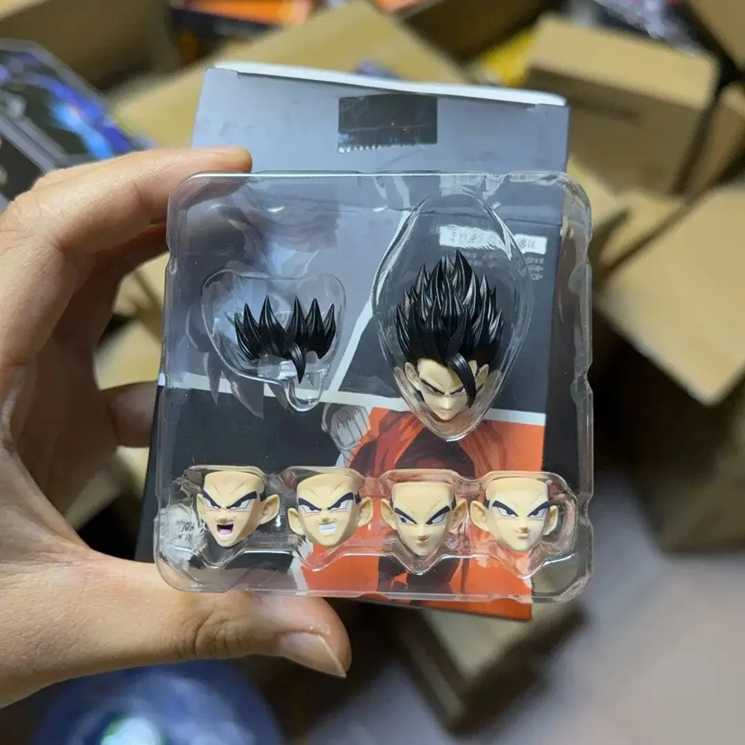 

В наличии Black Hole & TK Custom SHF Dragon Ball Super Saiyan New Gohan Head Statue Kit Accessory Kit SSJ3.0 Аниме Фигурка Игрушка