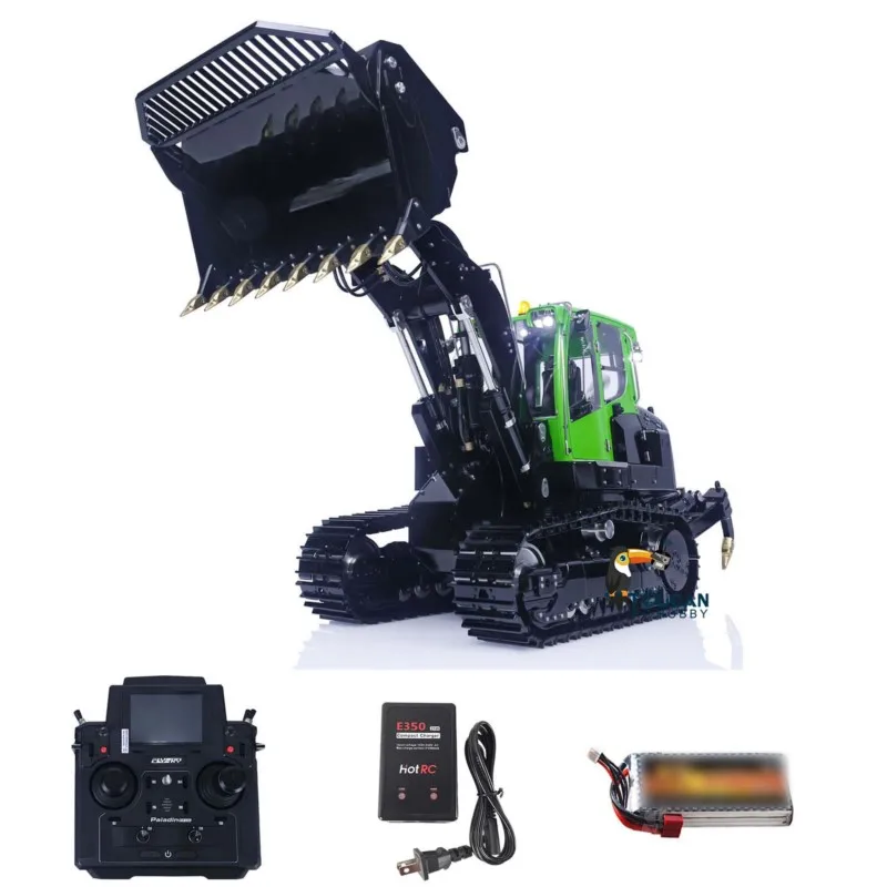 รถตักไฮดรอลิก LESU 1/14 รุ่น Metal RC 636 PL18EVLite Toucan ทาสีสำเร็จรูป ควบคุมด้วยวิทยุ รถตีนตะขาบ มีเสียงและไฟ