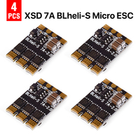 DYS XSD 7A BLheli_S RC ESC Micro Speed Controller Dshot600 / Dshot300 / Oneshot42 / Multishot 1-2s for DIY FPV Racing Drone