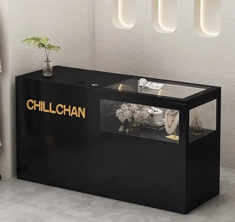 

AACheckout Page Clothing Store Bar High-end Jewelry Display Case Reception Desk