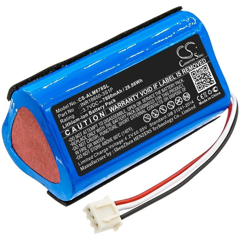 100% NEW7800mAh/10200mAh Speaker Battery  for Altec Lansing Omni Jacket, iMW678, Lifejacket, IMW789, LifeJacket XL