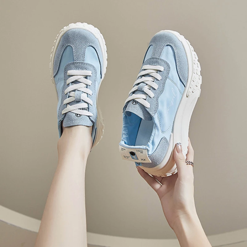 Sneakers kadın spor fiyatları moda koşu ayakkabıları kadın kalın Soled eğitmenler tenis kadın Vulcanize spor ayakkabı ayakkabı