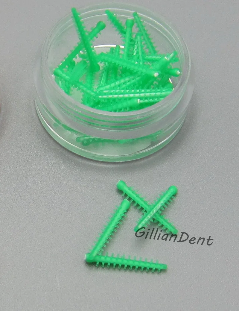 40Pcs/Box Dentist Materials Dental Matrice Matrix Wedges Medical Silicone Autoclaved Dental Adaptive Silicone Interdental Wedge