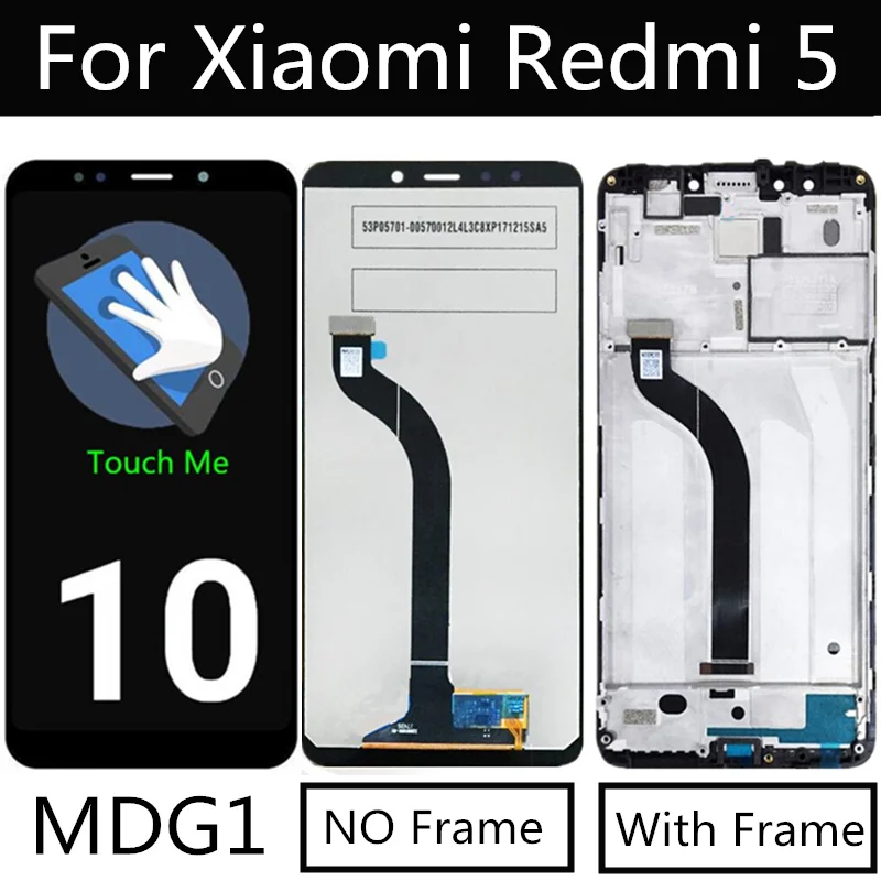 5.7  LCD For Xiaomi Redmi 5 MDG1 MDI1 Redmi5 LCD Display Touch Screen Assembly Replacement Accessories