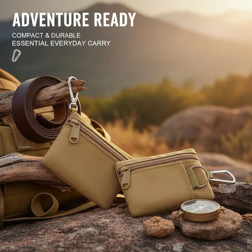 

Портативная уличная сумка EDC, кошелек Molle, водонепроницаемая поясная сумка на молнии для кемпинга, пешего туризма, охоты, путешествий, EDC Pack