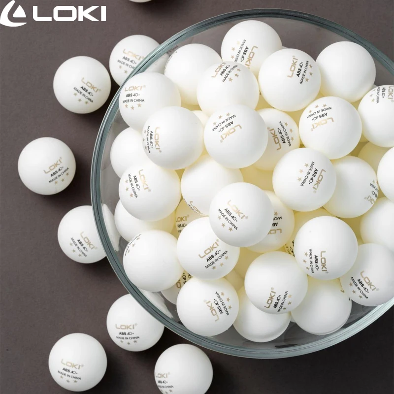 

LOKI 3 Star Table Tennis Balls 50/100PCS 40+ ABS Seamed Ping Pong Balls For Training & Competition Balls Bubble Column Packing