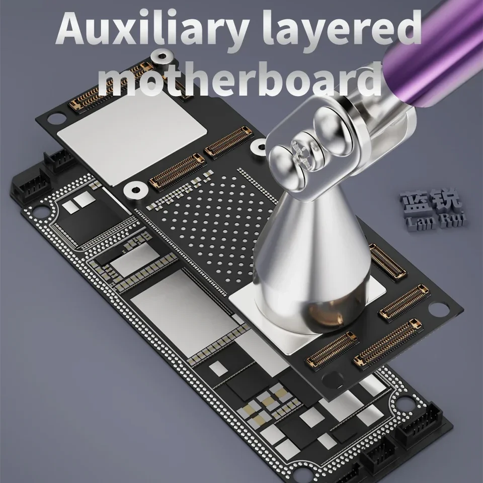 Lanrui G4 Dispositivo di eliminazione a prova di esplosione Delaminazione della scheda madre a doppio strato Strumenti di assorbitore magnetico in stagno anti-deformazione