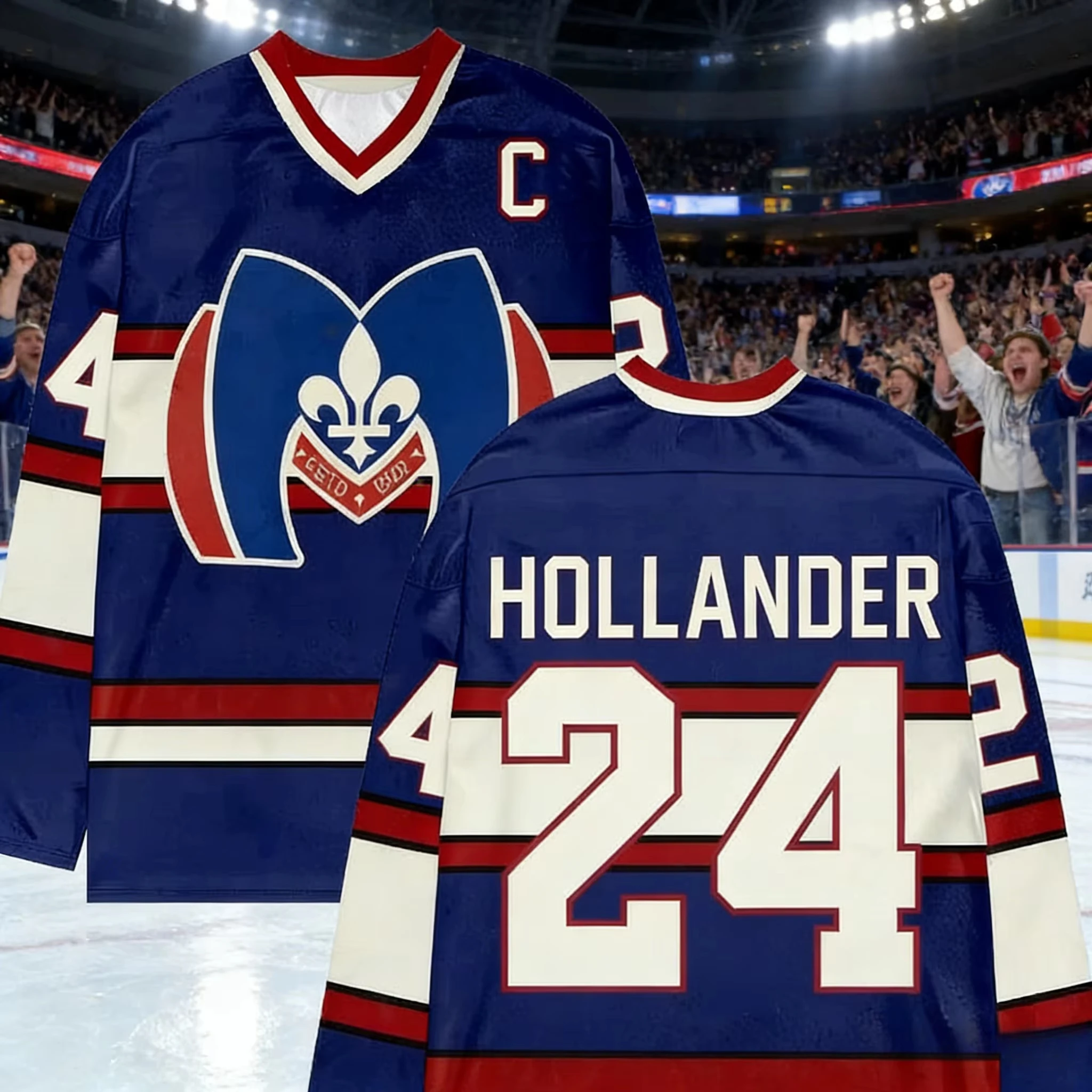 2026 Family New Heated Rivalry Hockey Jersey Langarm-T-Shirt für Herren und Damen, Rozanov HOLLANDER T-Shirt mit V-Ausschnitt, Unisex-Oberteile, Pullover – Detail 8