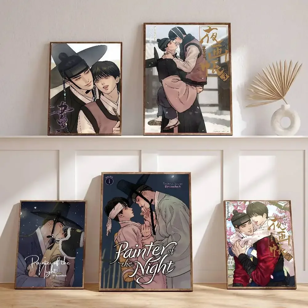 1pc Painter Of The Night Poster Sticker Print Waterproof Wall Art For Living Room Bedroom Home Decor
