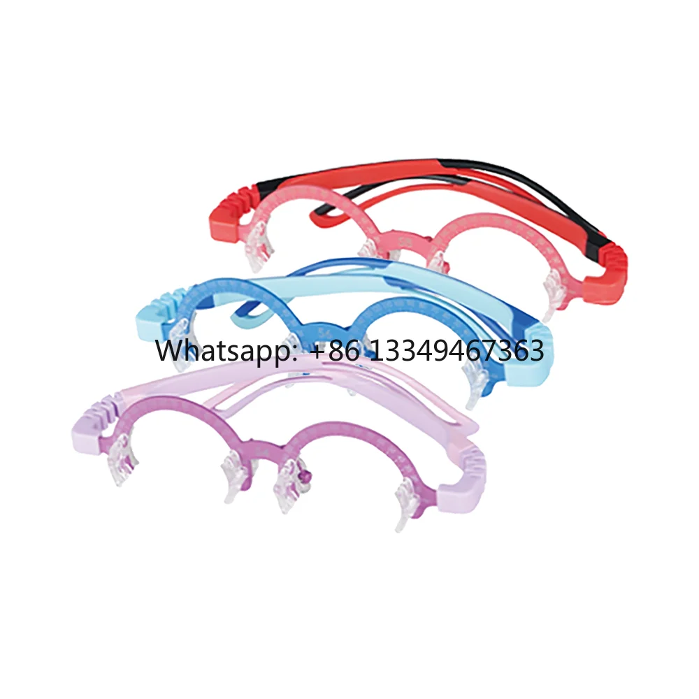 High Quality New Type 7 Pcs Optometry Children Trial Frame Set PD From 48mm to 60mm