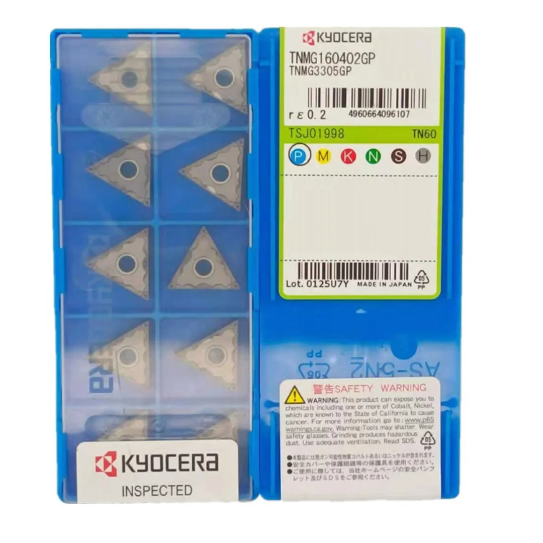 

TNMG160402GP TN60/TNMG160404GP TN60 Токарный инструмент с ЧПУ, твердосплавные вставки, 10 шт.