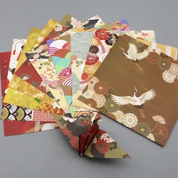 20pcs Japan Floral Origami Folding Craft Paper Double-sided Printing Pattern DIY Handmade Materials Lucky Star Folding Paper