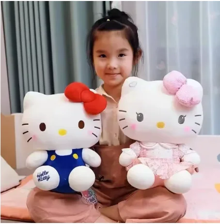 20-25cm Plush Kawaii Kuromi My Melody Cinnamoroll Plush Toys Doll Pillow Anime Cartoon Kids Gifts Room Decoration Dolls