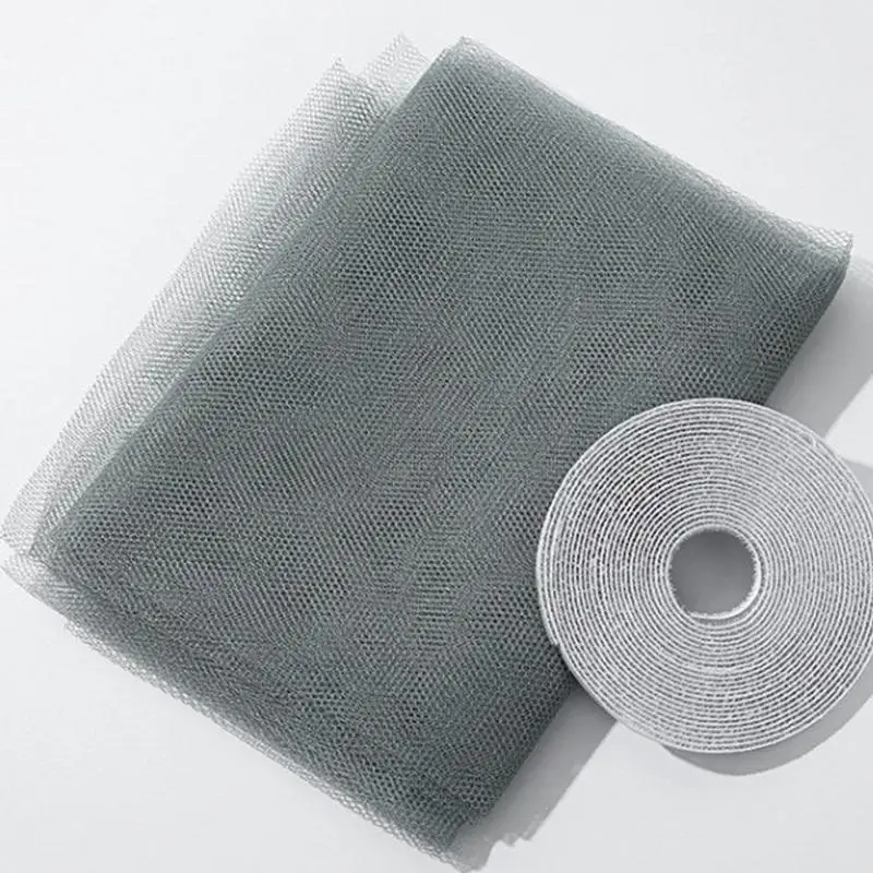Anti Fly Mosquito Net DIY Self-Adhesive Fly Mosquito Window Net Mesh Mosquito  Bug Net Curtains For Windows