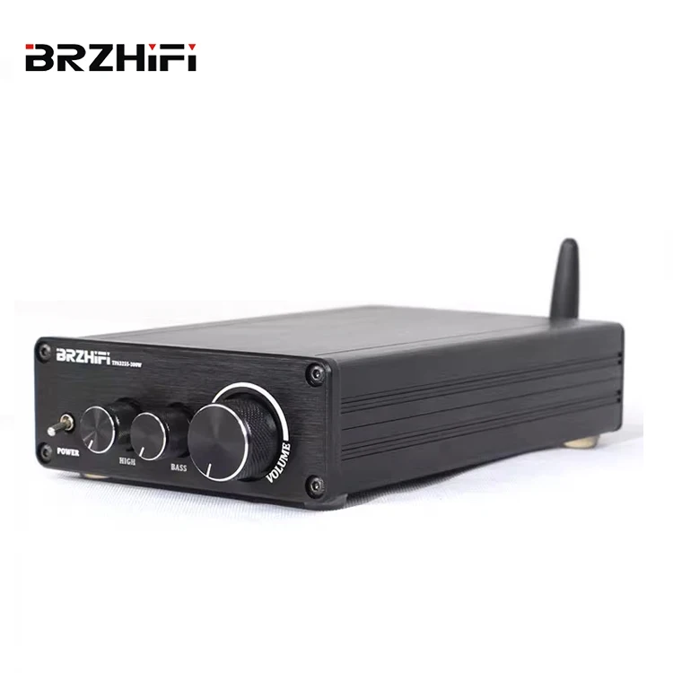 BRZHIFI Hi-end DAC TPA3255 Audiophile 300W*2 BT 5.0 LDAC APTX Stereo Audio Desktop Digital Amplifier