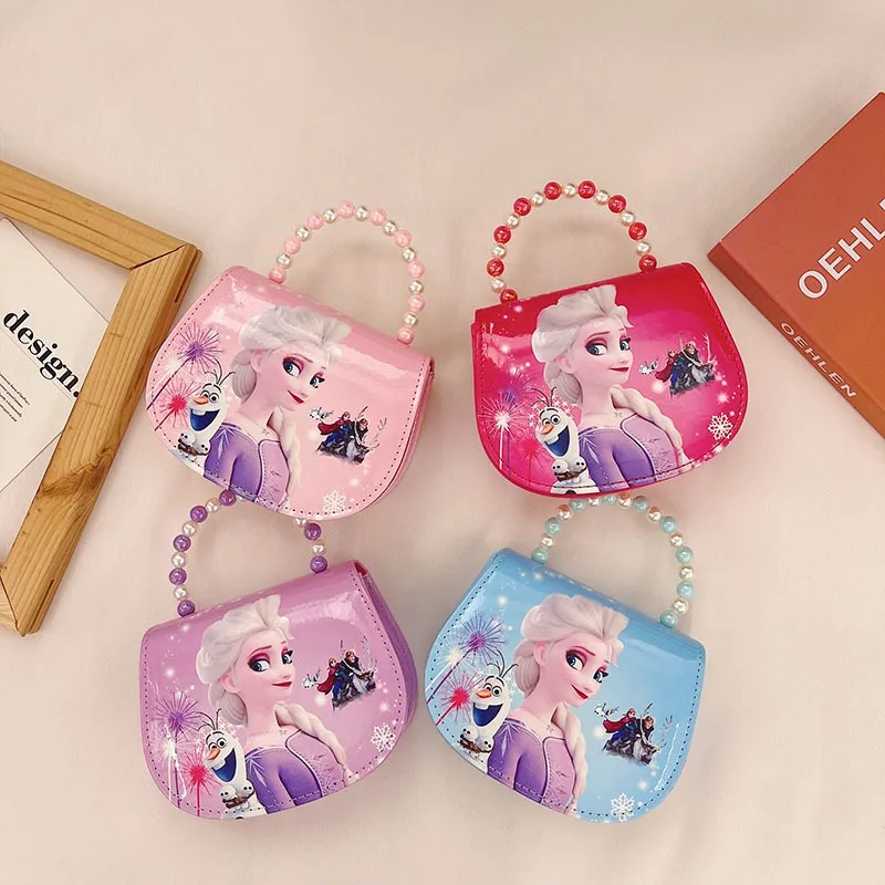 Disney Frozen Kids Bag for Girls Children Waterproof Kawaii Shoulder Crossbody Bag Travel Outdoor Princess Series