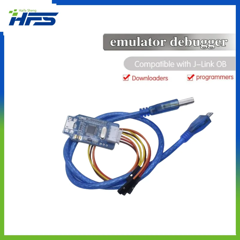 OB ARM Emulator Debugger Programmer Downloader Replace V8 SWD M74 for Arduino J-Link with Micro USB Cable 4 Pin Jumper Wire