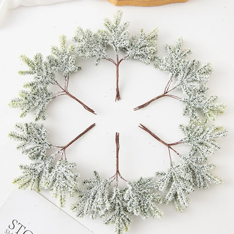 

1Pc Artificial Plants Golden Fake Branch With Frosts Christmas Tree Accessory Home Wall Hanging Wedding Warm Decorative Products
