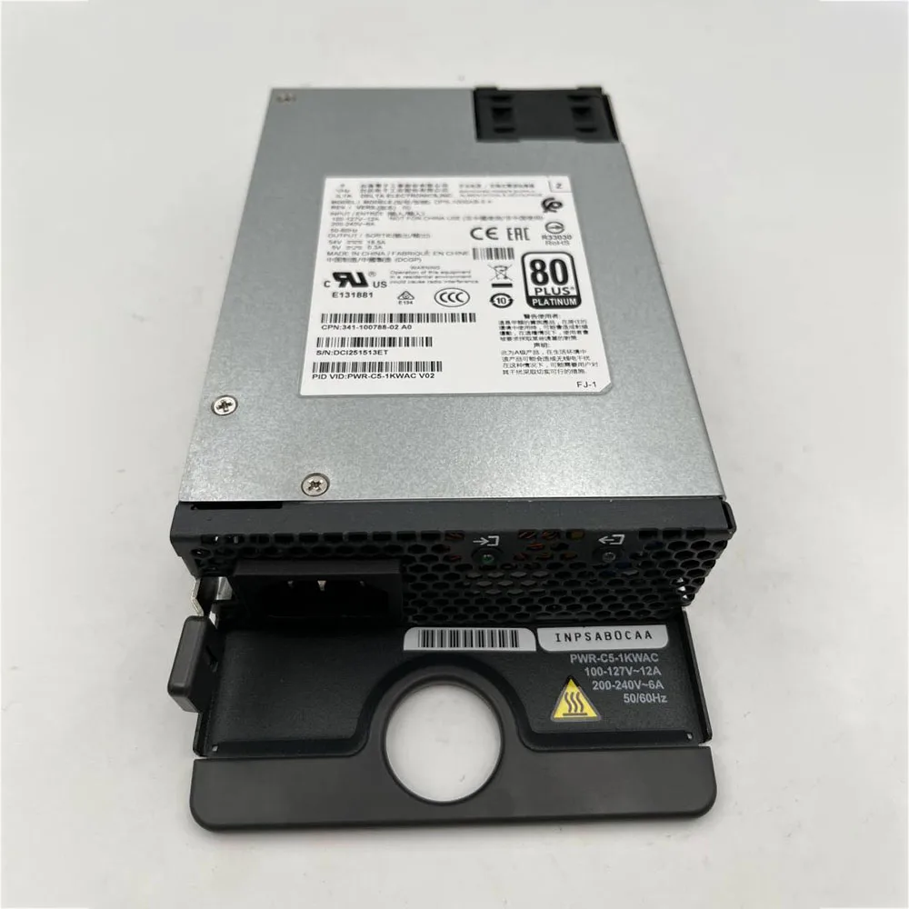 For CISCO  Power Module 341-100788-01 for C9200 Switch PWR-C5-1KWAC