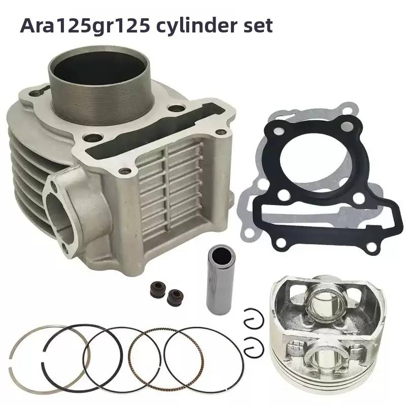 Kit de Juntas y Anillos de Pistón para Cilindro de Motor de Motocicleta de 52.4mm y 57.4mm para SYM GR125 XS125T XS125T-17 ARA GR XS150 150 Longjia X1