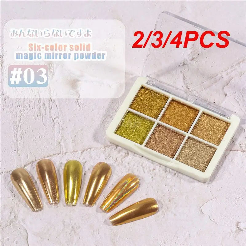 2/3/4PCS Glitter Dust Versatile Long-lasting Trendy Top-rated High-quality In-demand Shiny Mirror Effect Nails Glitter Nails