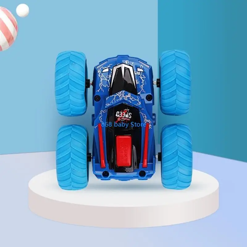 29EE For Boys and Girls Toddlers Vibration Inertial Car Big Tire Four-Wheel Drive Toy Car Toy Pull Back Car