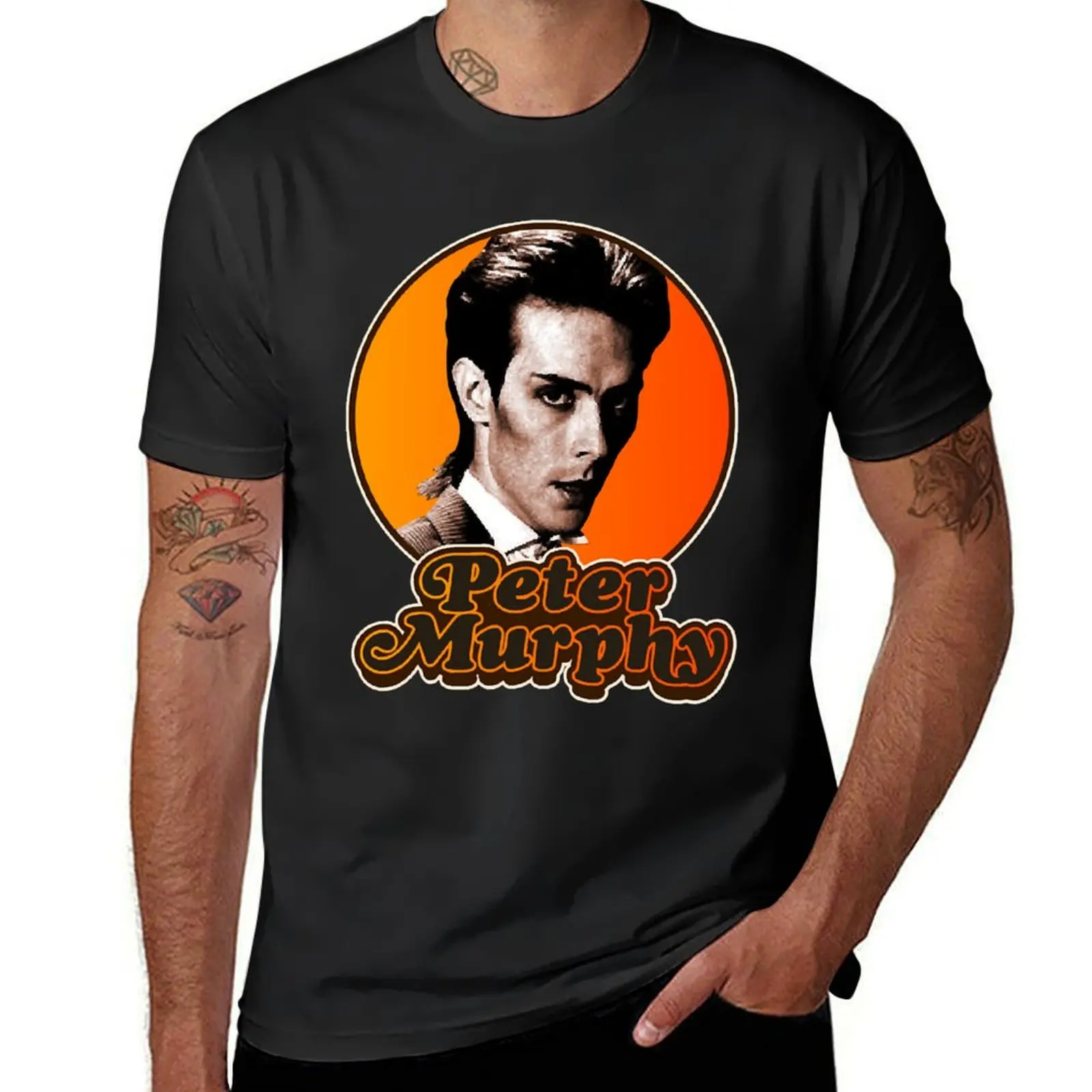 Retro Peter Murphy )( Bauhaus Goth Rock Tribute T-Shirt oversized korean fashion blanks sublime t shirts for men graphic