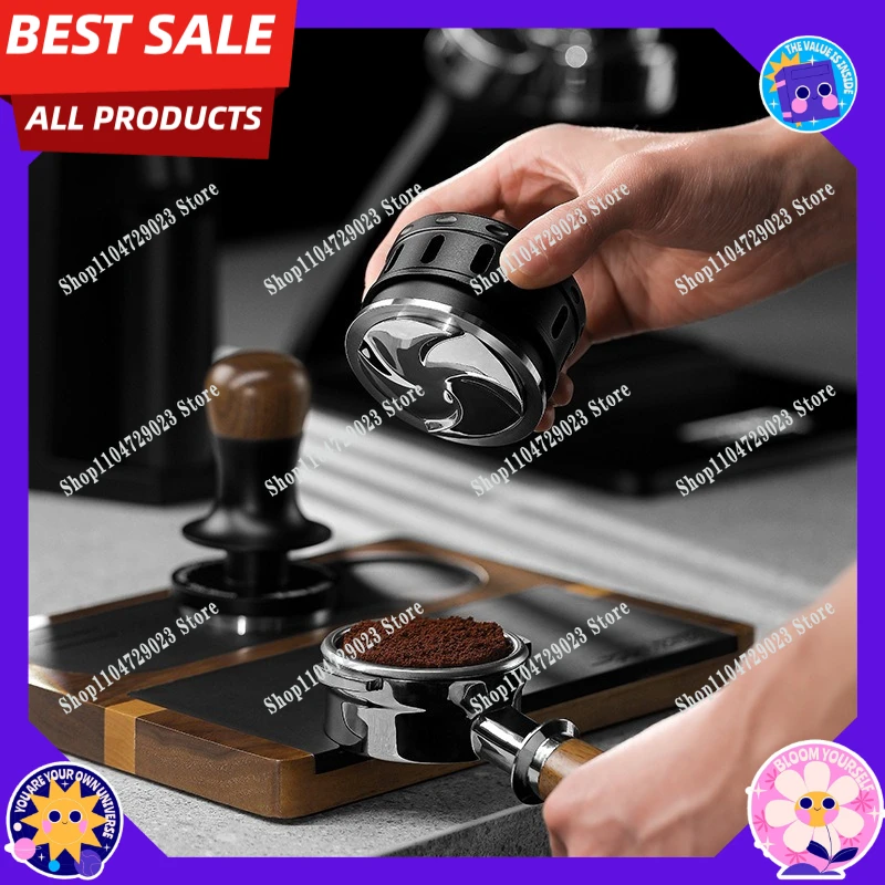 

Factory direct sales of the new coffee cloth powder device Italian cloth powder powder press automatic adjustment 51/53/58 mm