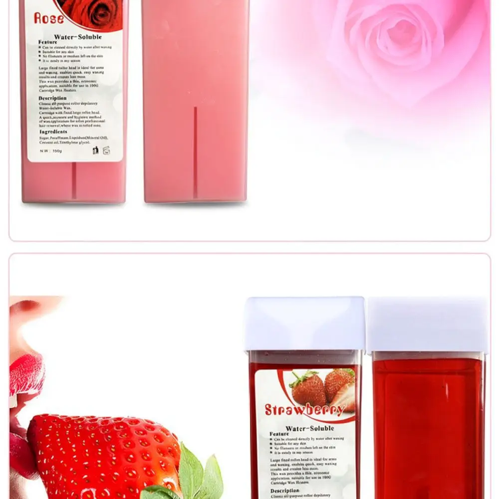 Professional Hard Wax Beans Hair Removal Melting Pellets Painless Depilatory Waxing Beads For Body Face Skin Care Routine