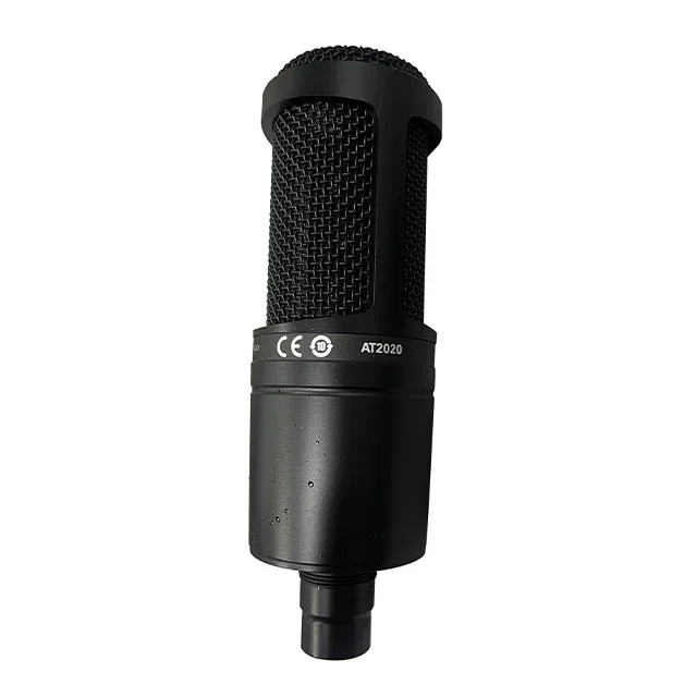 AT2020 Condenser Microphone with XLR Microphone Cable Bracket Set for Live Streamiing Podcasting Broadcasting Shure