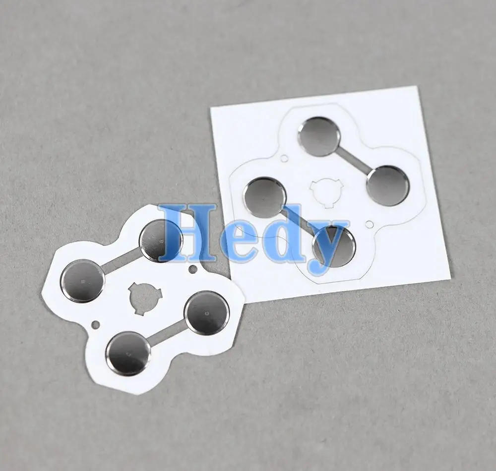 5 peças para novo 3dsxl para novo 3ds xl 2015 versão filme condutor de metal botão abxy placa pcb adesivo de alta qualidade