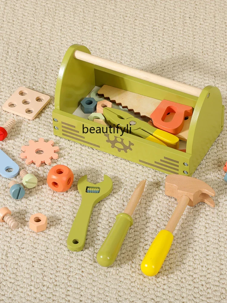 Children's Large Repair Tool Table Toy Set Baby Repair Table Multifunctional 3-year-old 4-year-old boy