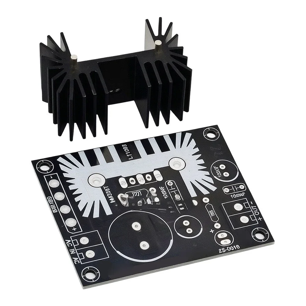 LM317 LM338T LT1083CP Based Adjustable Voltage Supply Board for Educational Kits and Professional Circuit Development Tasks
