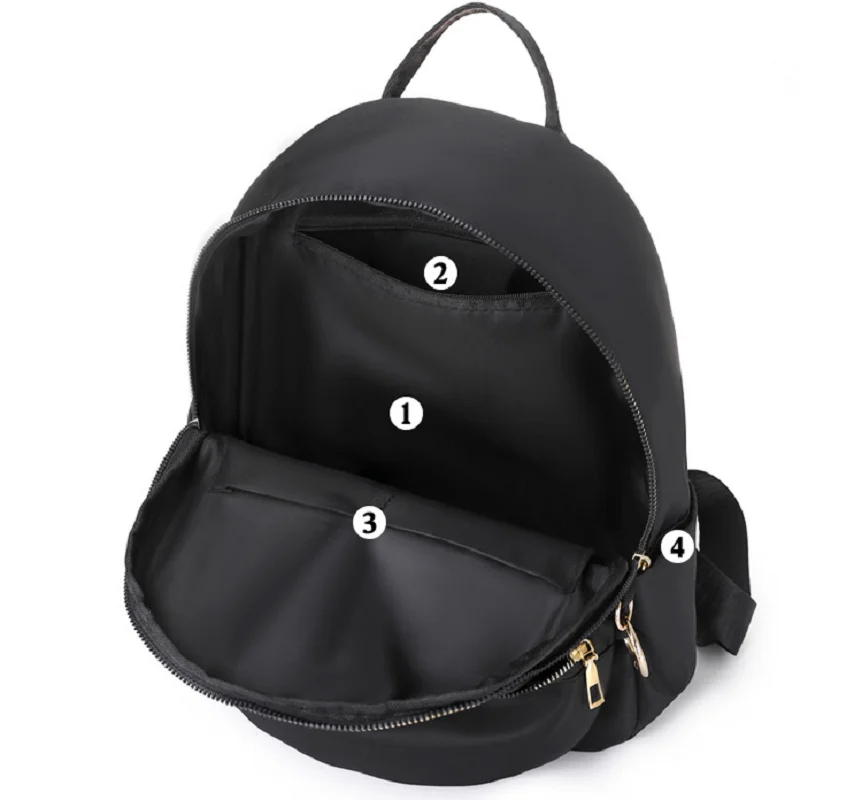 Hot Sale Fashion Waterproof Oxford Backpack With Small Chest Bag Women High Capacity School Bag Multifunctional Shoulder Bags