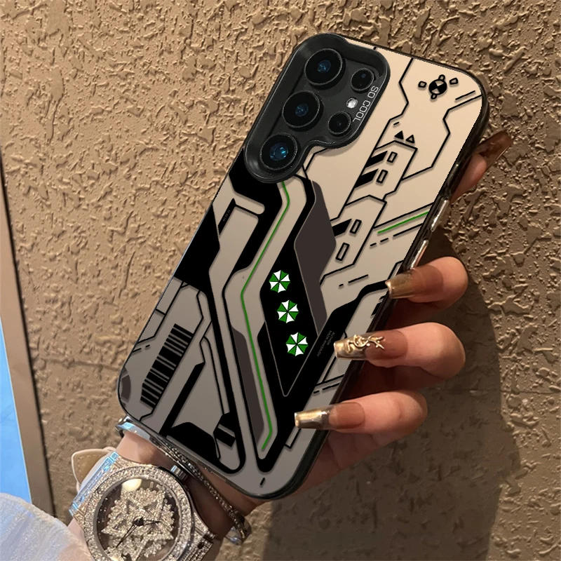 

NEW Mech Mechanical Lines Case For Samsung Galaxy S25 S24 S23 S22 S21 Plus FE Ultra A55 A35 A56 A34 A54 A53 A52 Hard PC Cover