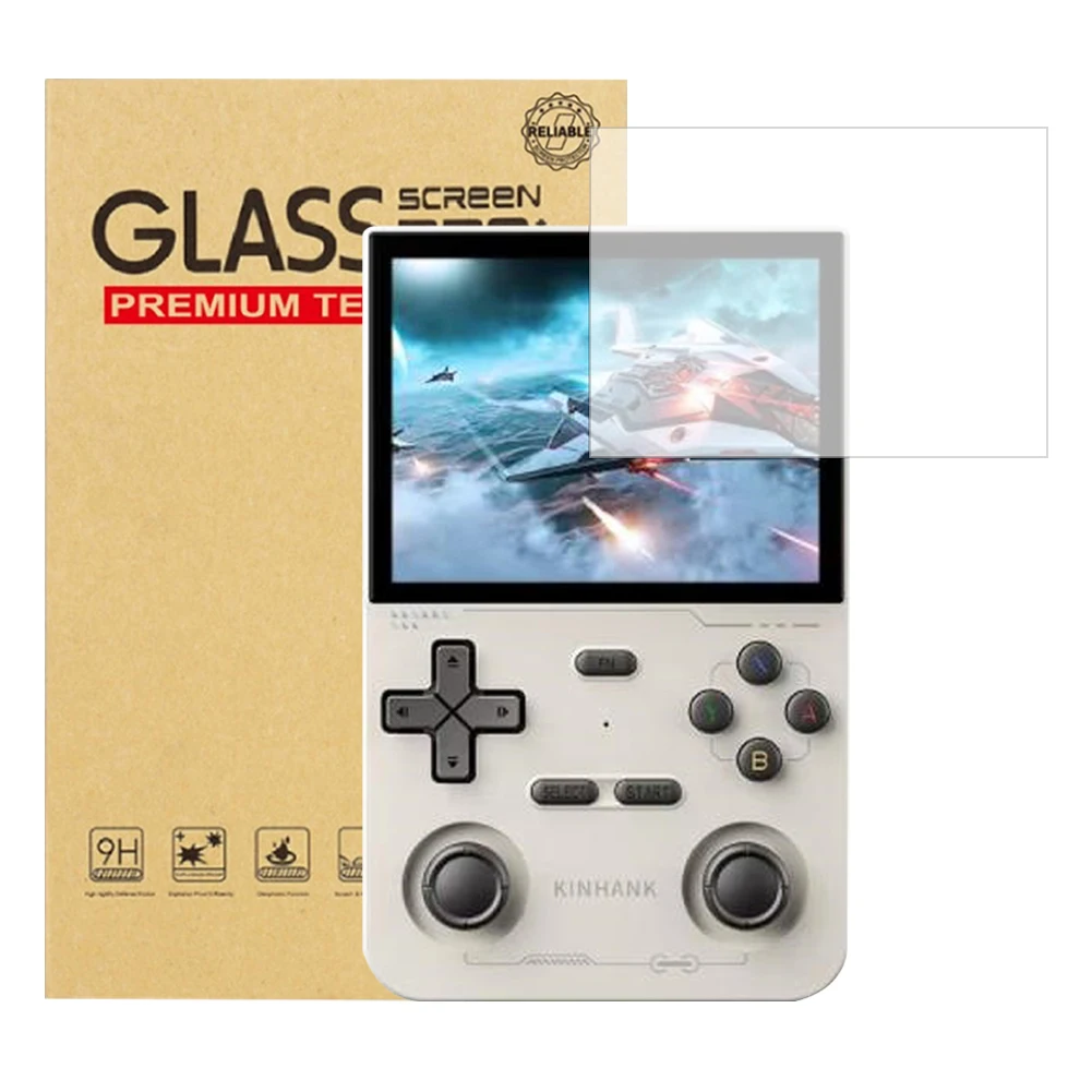 3.5inch Tempered Glass Film Anti-Scrach 9H HD Screen Tempered Film Clear Protective Film for K36 Handheld Video Games Console